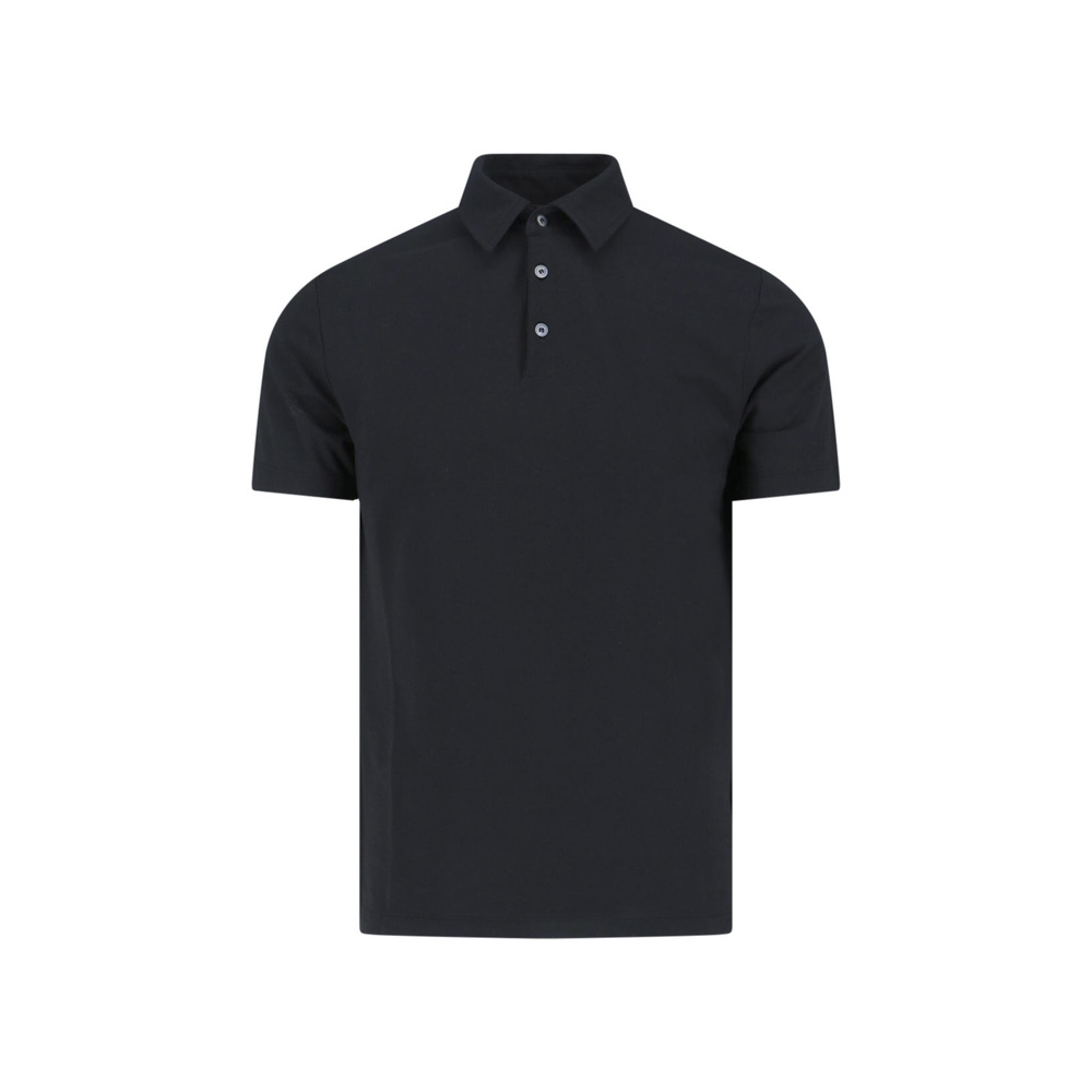 ZANONE Classic Cotton Polo With Traditional Collar